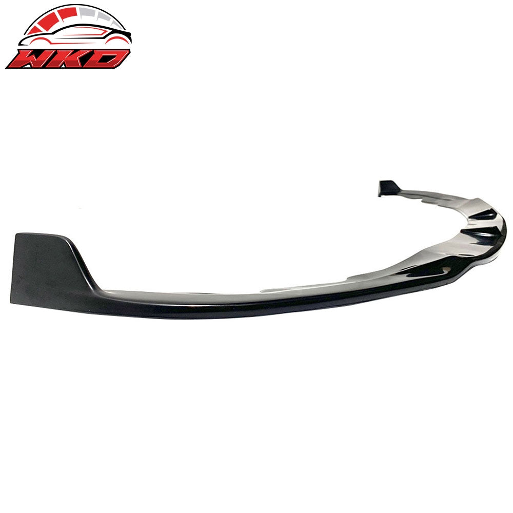 Fits 11-17 Honda Odyssey CK Style Front Bumper Lip Spoiler Unpainted Black PU