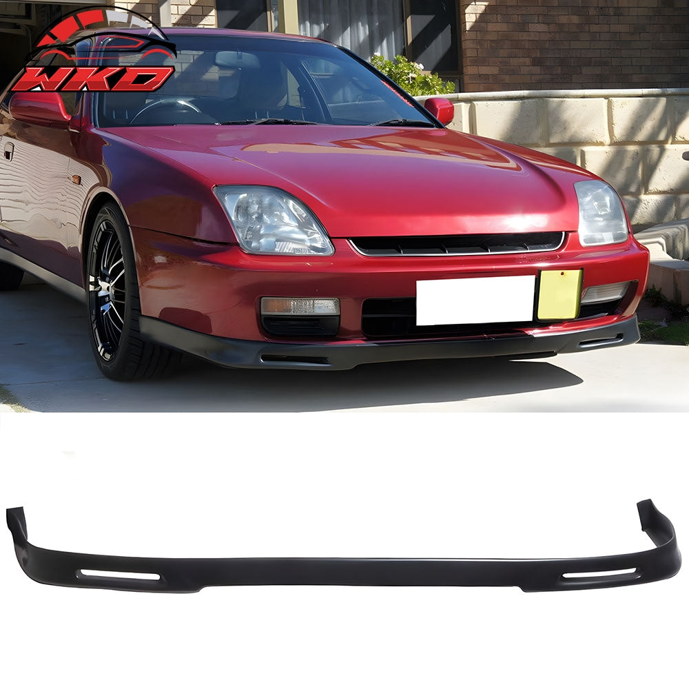 For 97-01 Honda Prelude Coupe 2DR P1 Style Front Bumper Lip Spoiler Unpainted PU