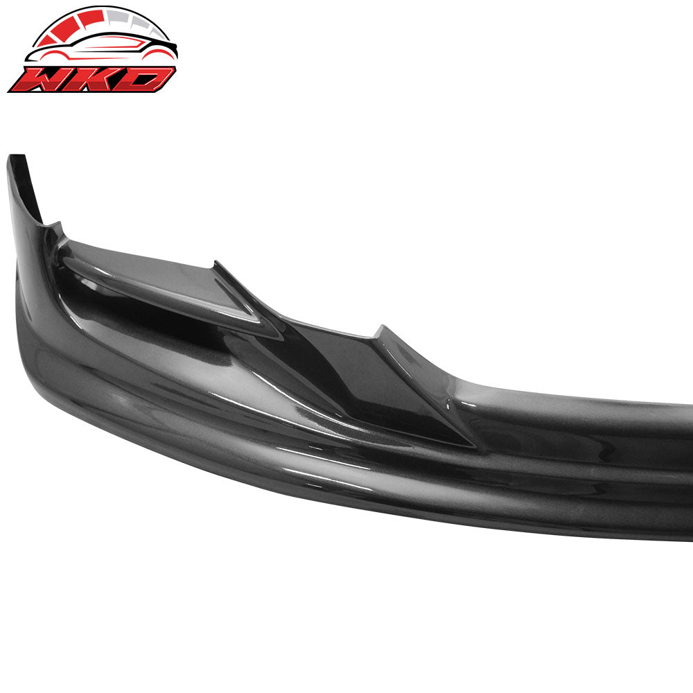 Fits 08-14 Infiniti G37 & Q60 TS Style Unpainted Front Bumper Lip Spoiler PU