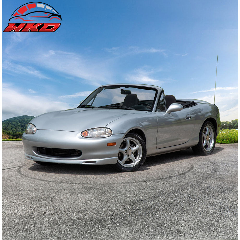 Fits 99-00 Mazda Miata OE Factory Style Front Bumper Lip Spoiler Unpainted PU