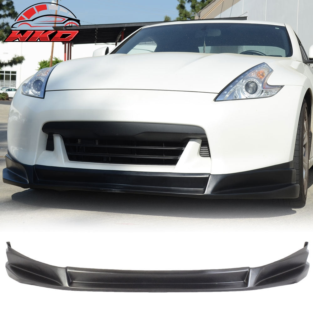 Fits 09-12 Nissan Fairlady Z 370Z SL Style Front Bumper Lip Spoiler Splitter PU