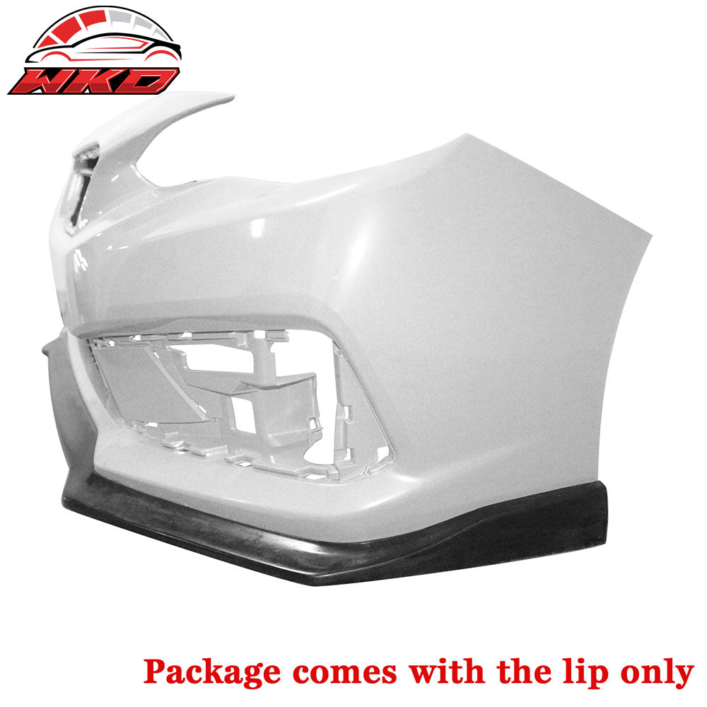 Fits 20-23 Subaru Impreza CS Style Front Bumper Lip Chin Spoiler Unpainted PU