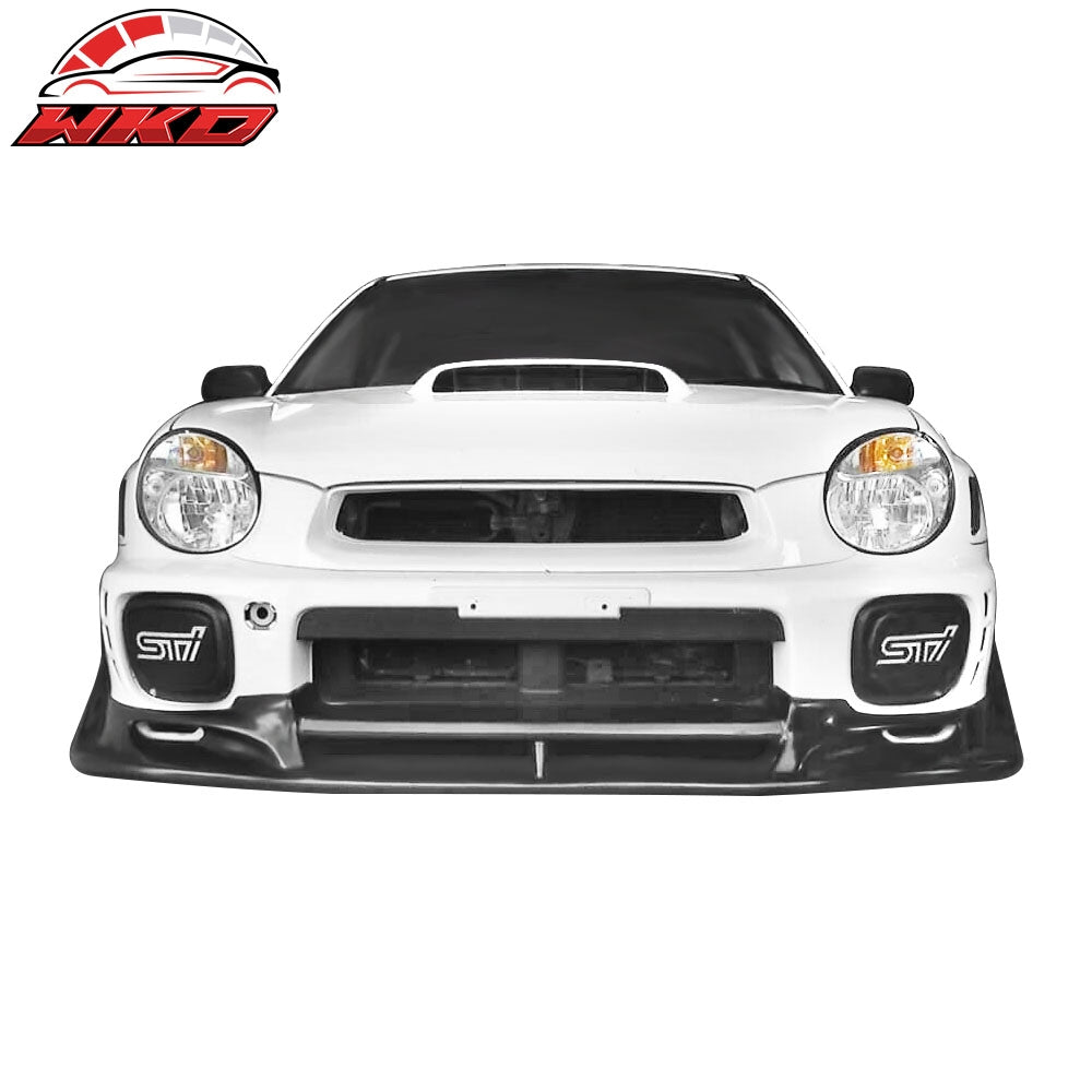 Fits 02-03 Subaru Impreza WRX Sti Sedan CW Front Bumper Lip Spoiler Kit