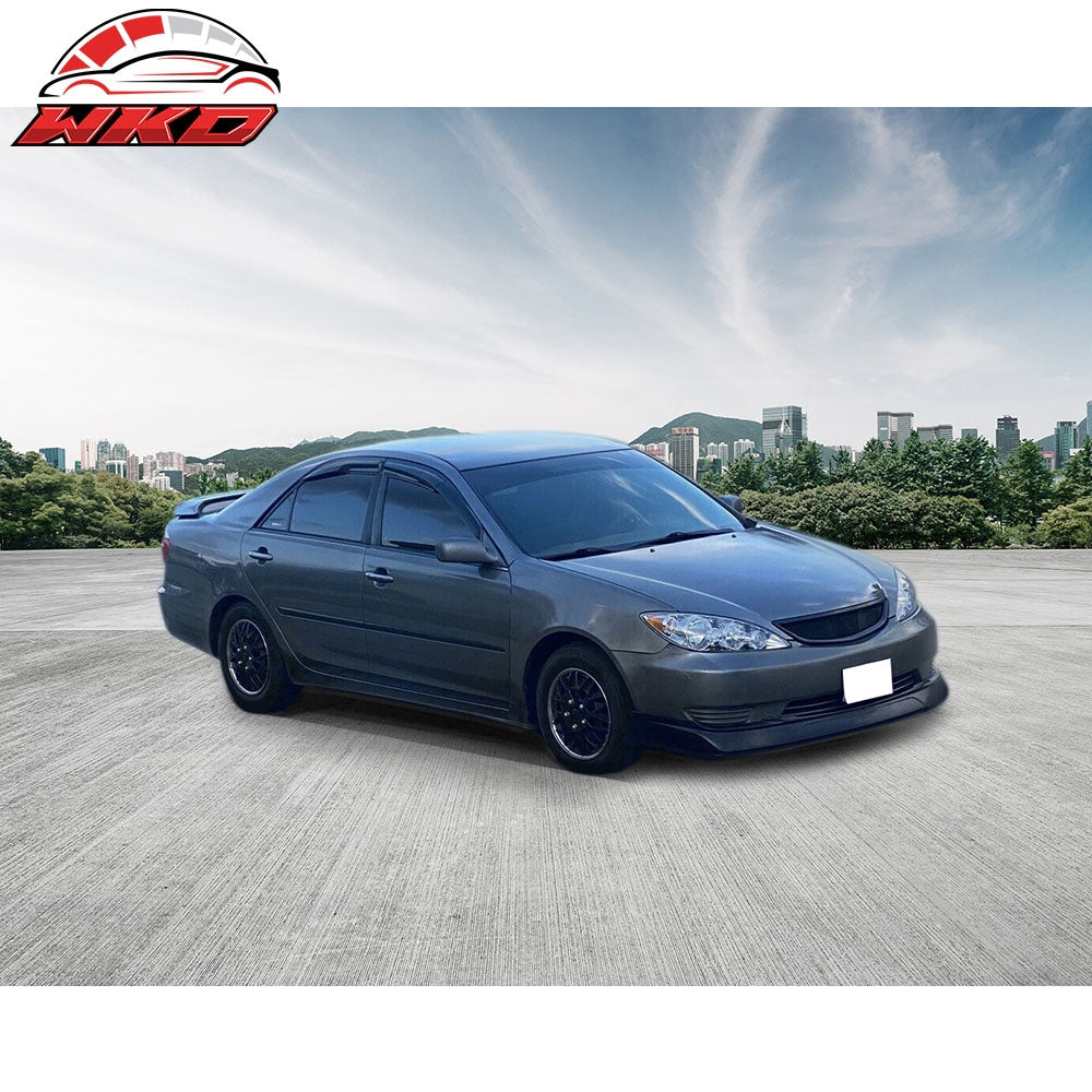 Fits 02-03 Toyota Camry Sedan VIP Style Front Bumper Lip Spoiler Unpainted PU
