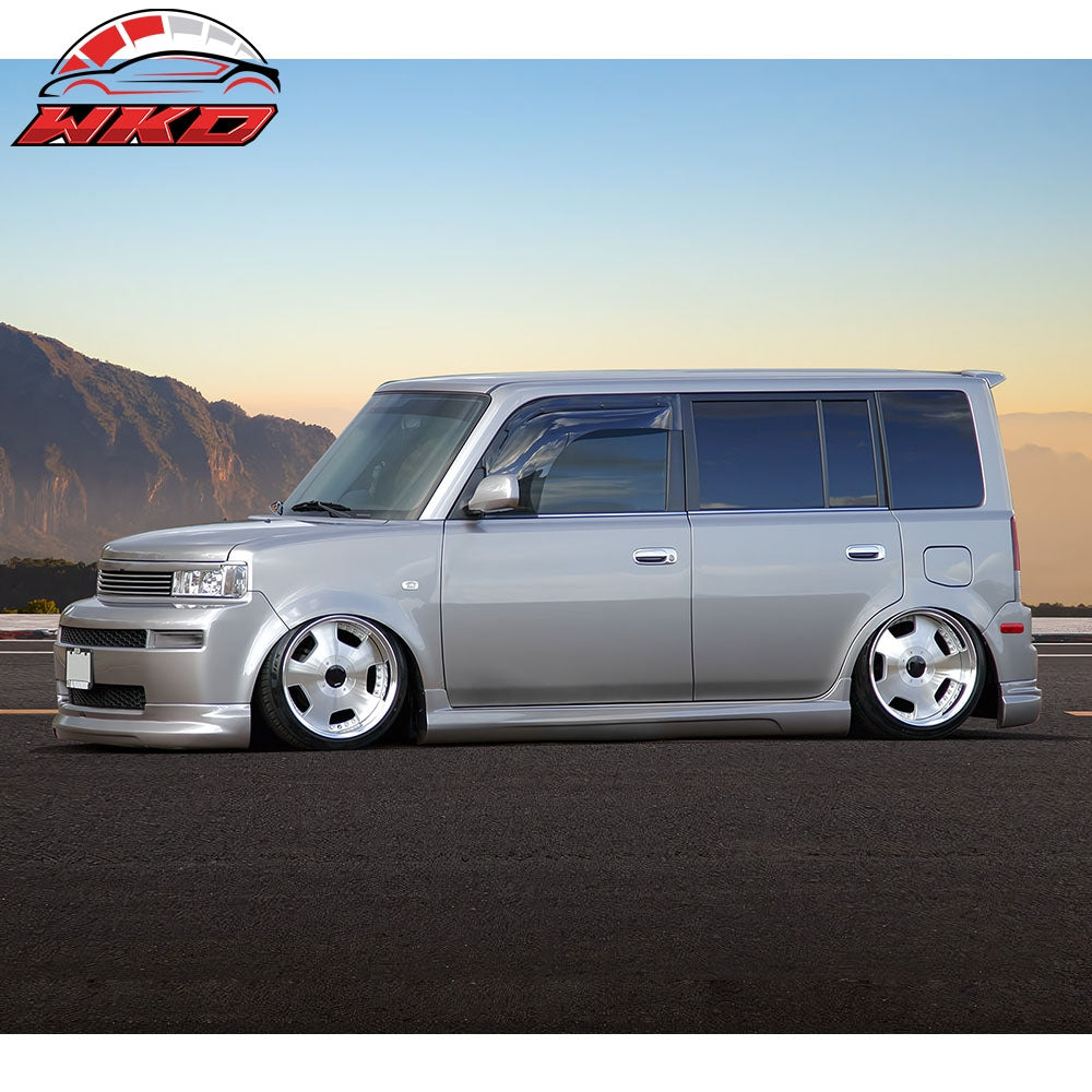 Fits 04-06 Scion xB K Style Front Bumper Lip Chin Splitter Spoiler Unpainted PU