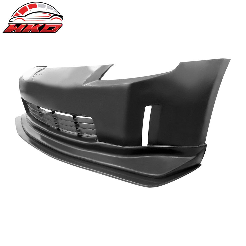 Fits 03-05 Nissan 350Z Z33 Front Bumper Bottom Lip Chin Splitter Unpainted PU