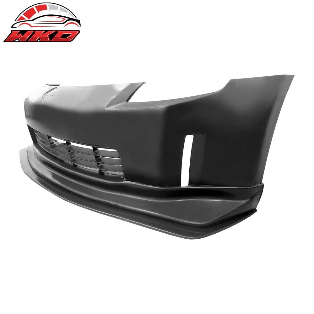 Fits 03-05 Nissan 350Z Z33 Front Bumper Bottom Lip Chin Splitter Unpainted PU