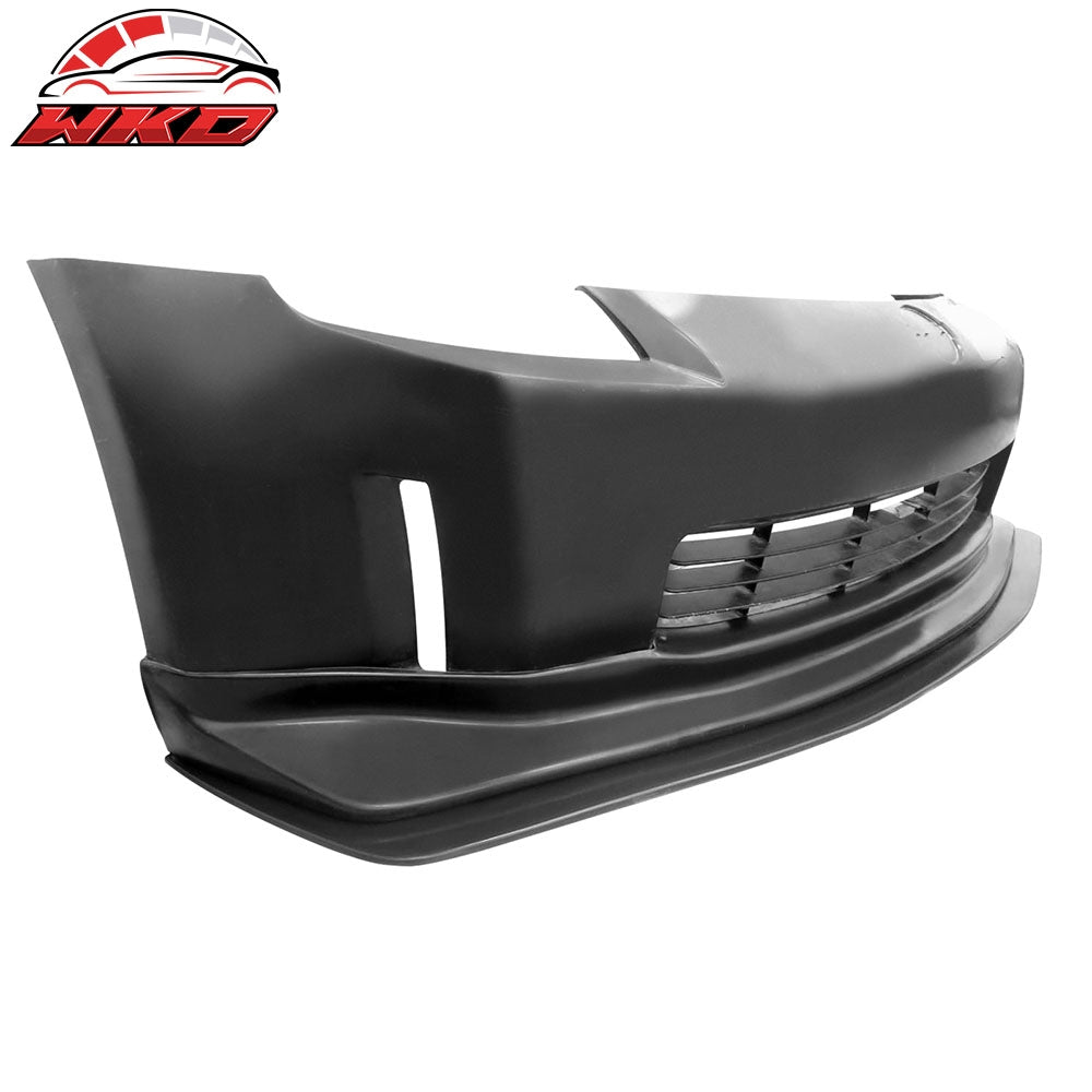 Fits 06-09 Nissan 350Z Front Bumper Bottom Lip Chin Spoiler Splitter - PU