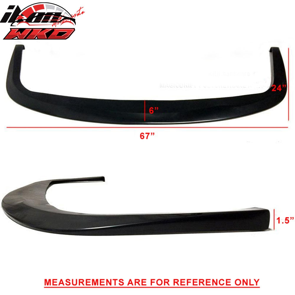 Wholesale 12-18 Hyundai Veloster CS Style Front Bumper Lip Spoiler Add On PU Splitter - Wikond Auto