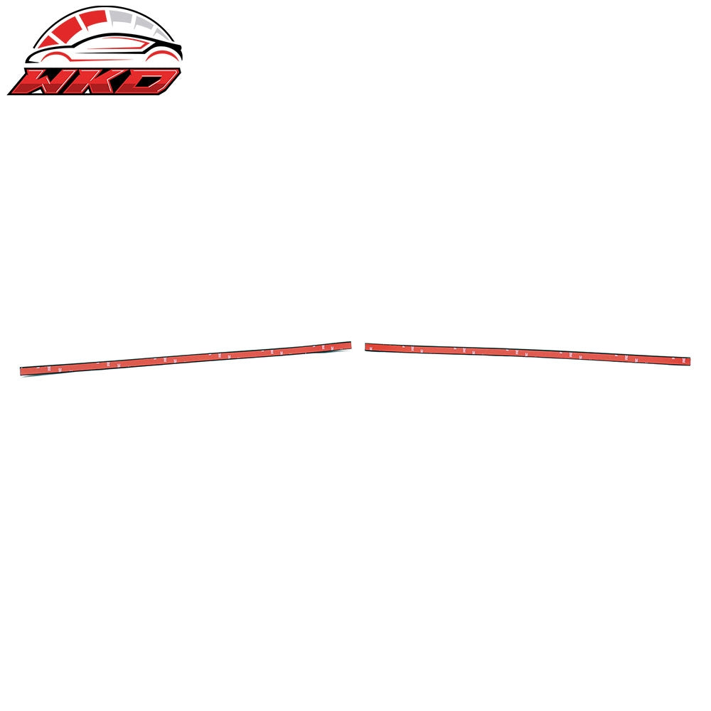 Fits 22-25 Subaru BRZ STI Style Front Bumper Lip Chin Protectors EPDM Unpainted