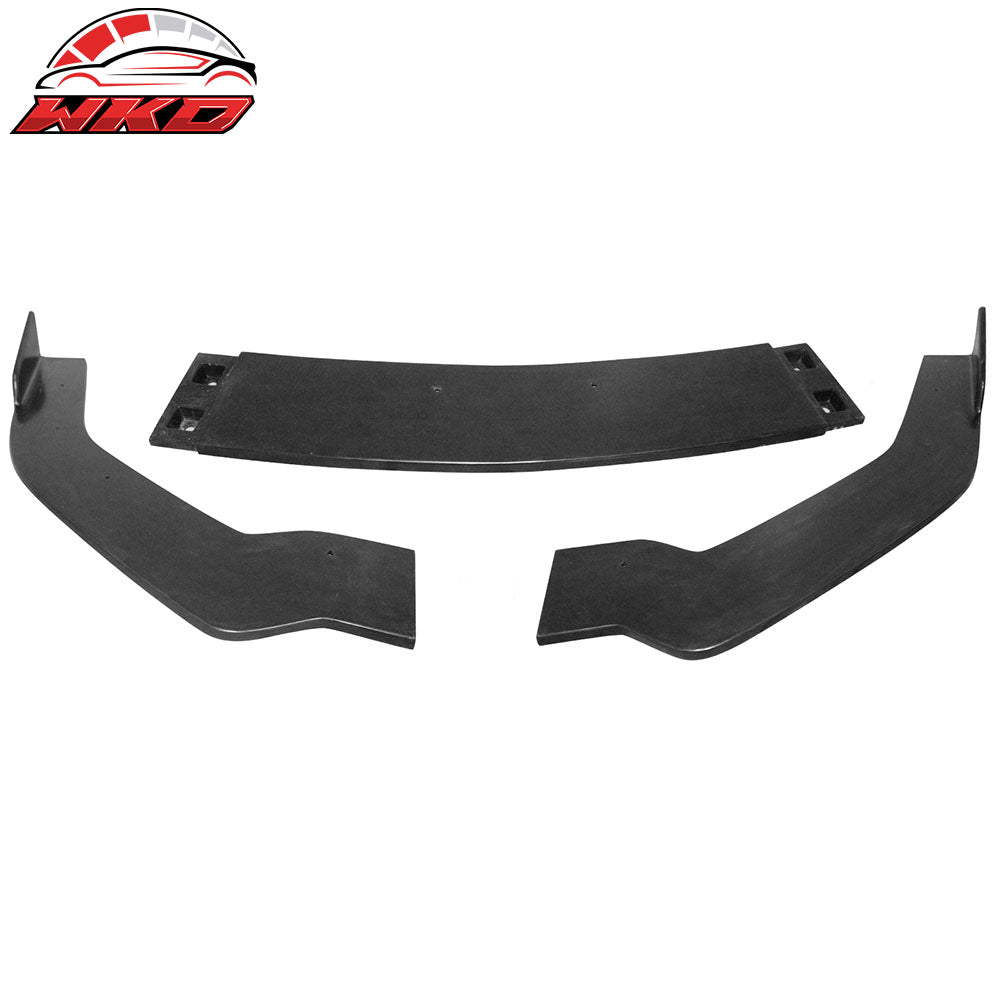 Fits 18-23 Ford Mustang EcoBoost/GT PU IKON Style 3PCS Front Bumper Lip Spoiler