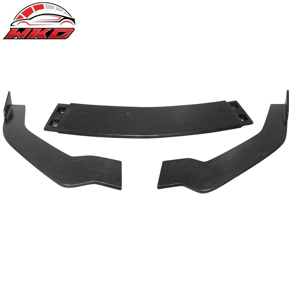 Fits 18-23 Ford Mustang EcoBoost/GT PU IKON Style 3PCS Front Bumper Lip Spoiler