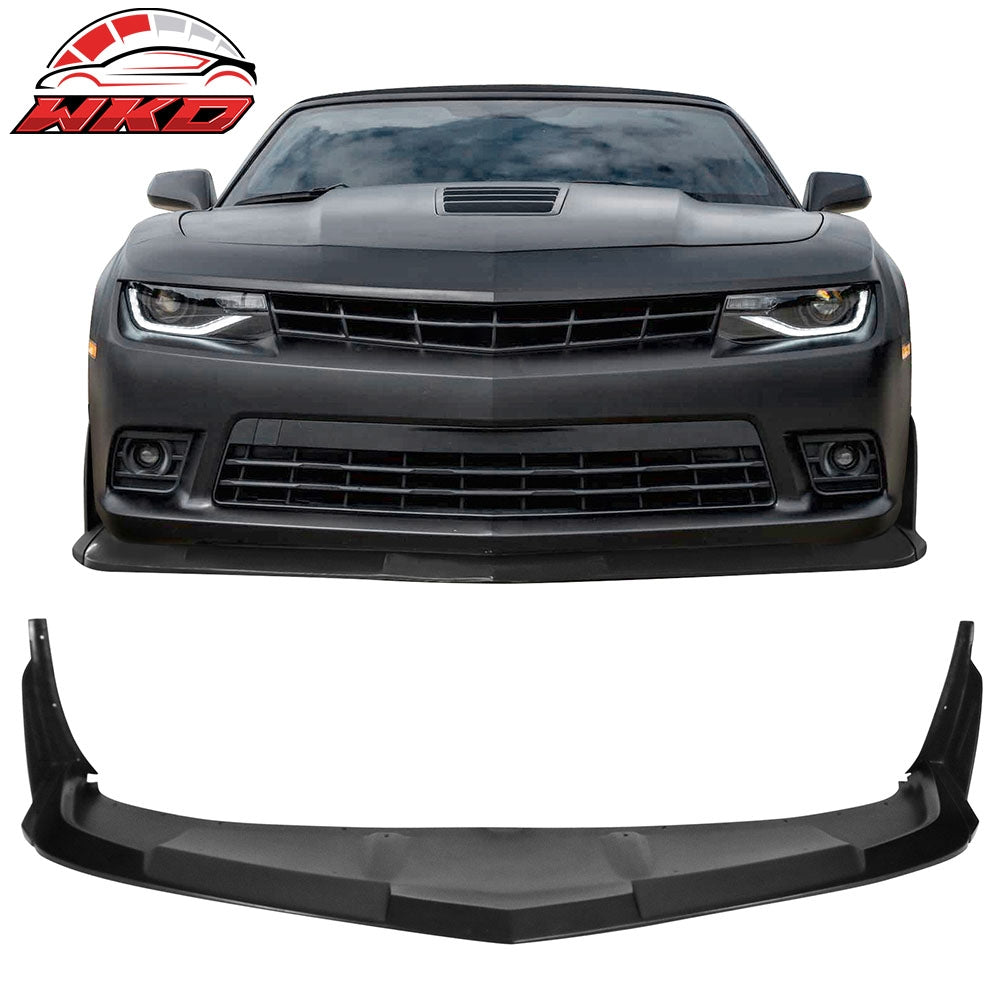 2014-15 Chevrolet Camaro SS Front Bumper Lip+Winglets 1LE Style PU Unpainted | Wholesale - Wikond Auto