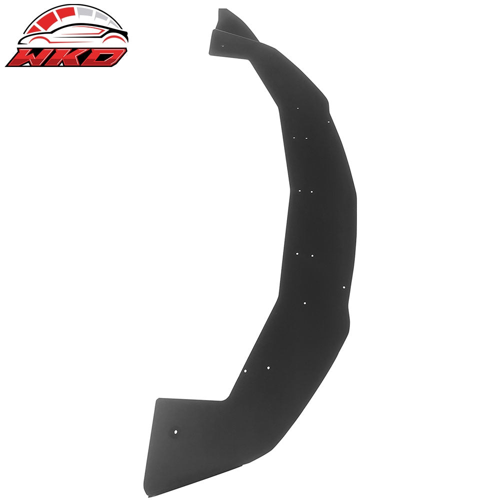 Fits 13-20 Nissan 370Z Amuse Style Front Bumper Lip Splitter Red Strut Rods