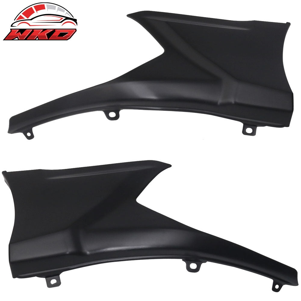 Fits 16-18 Honda Civic 4-Door HF-P Style Front + Rear Bumper Lip + Side Skirt PP