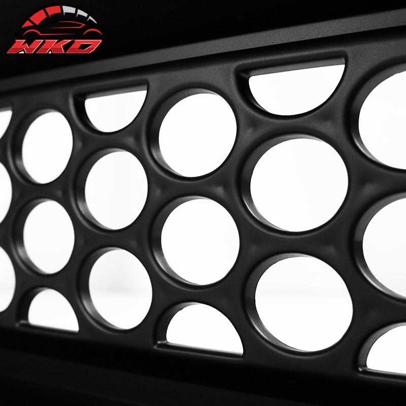 Fits 07-13 GMC Sierra 1500 Denali Front Bumper Lower Grille Grill Matte Black