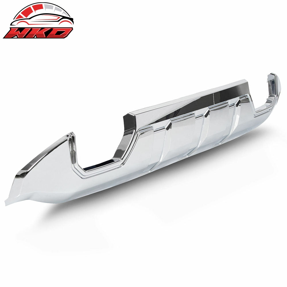 Fits 16-18 GMC Sierra 1500 Chrome Front Bumper Impact Bar Skid Plate Panel Cover