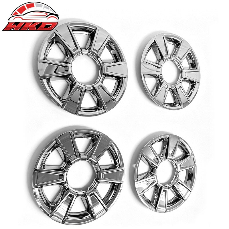 Fits 10-13 GMC Terrain Chrome 17 Inch Wheel Covers Hub Caps Rim 4-Piece Set