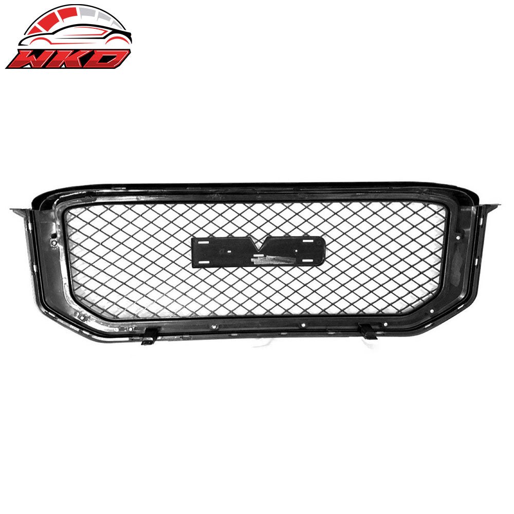 Fits 15-18 GMC Yukon XL Denali OE Sport Square Mesh Style Hood Bumper Grille