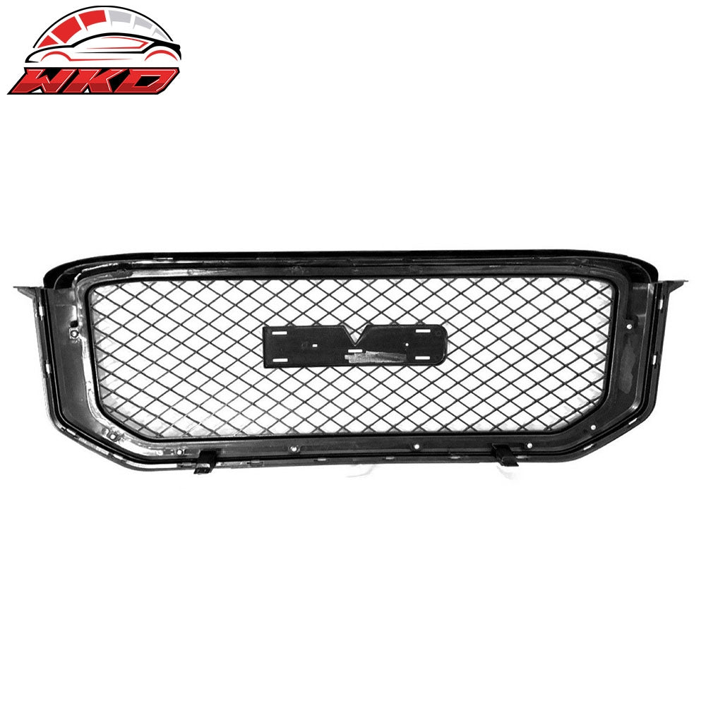 Fits 15-18 GMC Yukon XL Denali OE Sport Square Mesh Style Hood Bumper Grille
