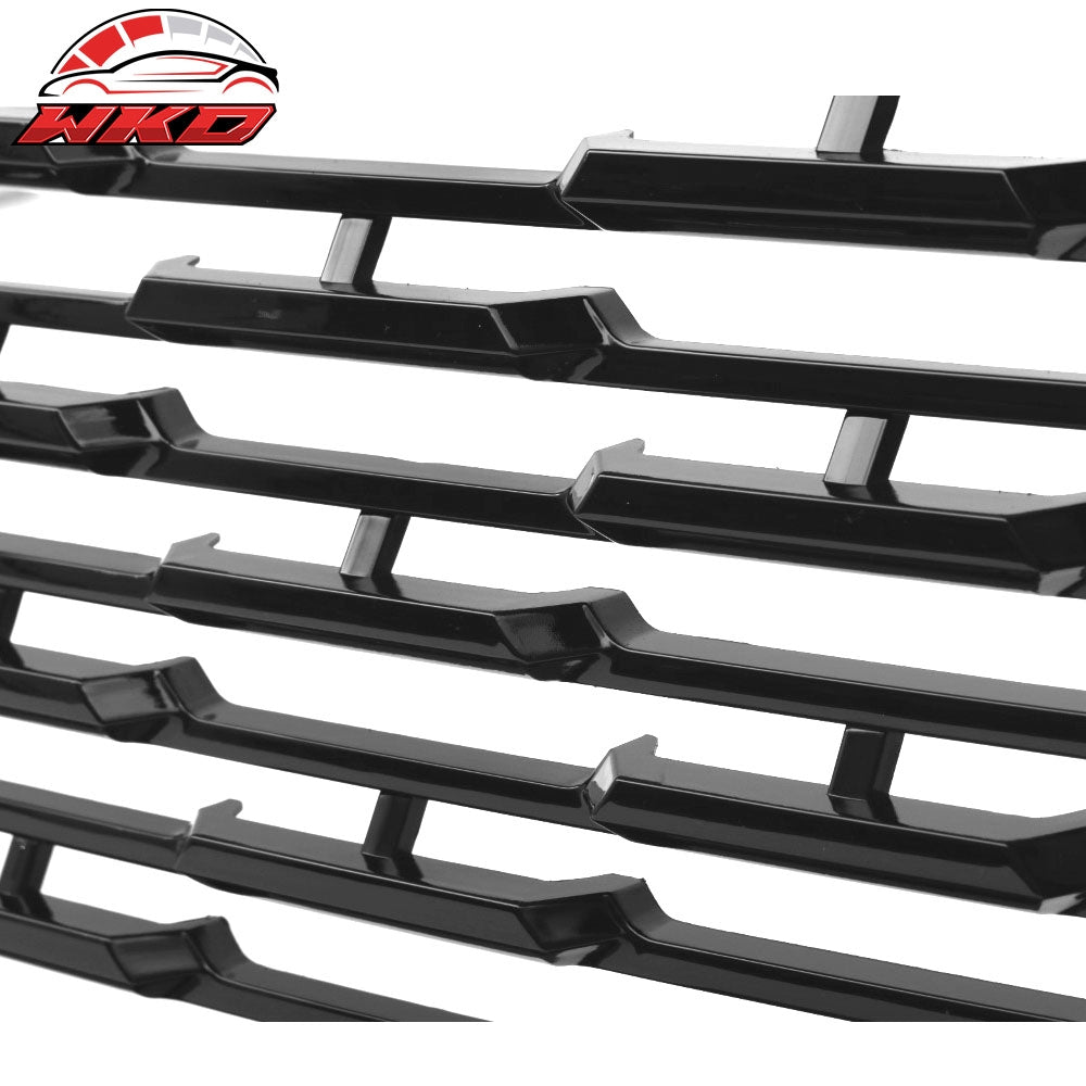 Fits 15-20 GMC Yukon Denali Style Front Bumper Upper Mesh Grille Unpainted ABS
