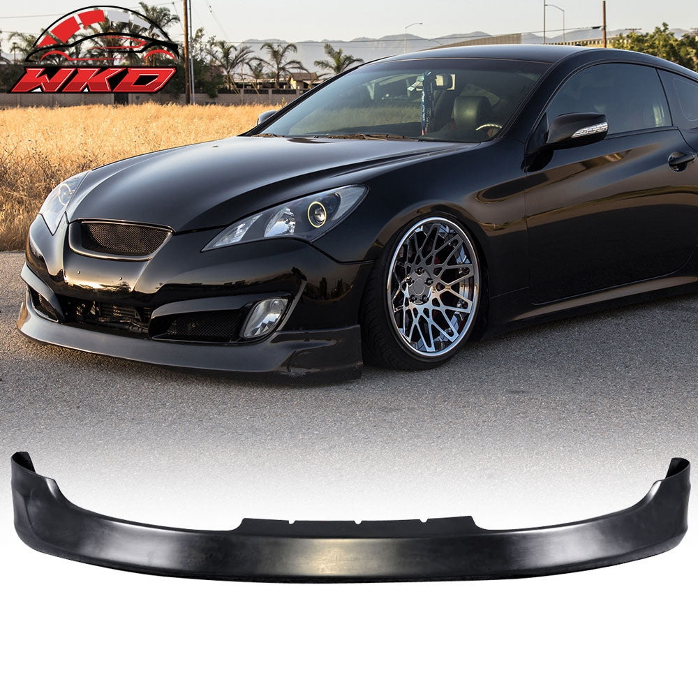 Fits 10-12 Hyundai Genesis Coupe 2Dr MS Style Front Bumper Lip - PU