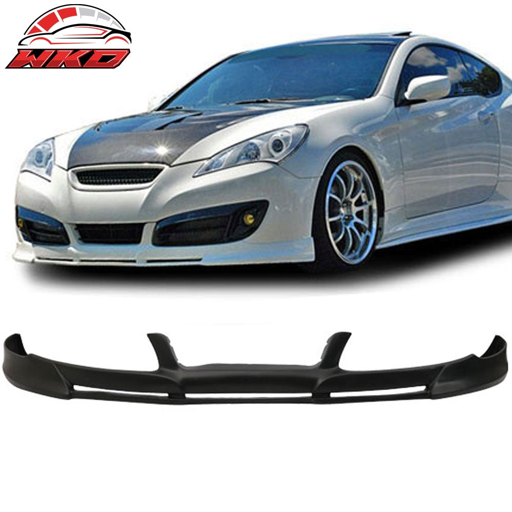 Fits 10-12 Hyundai Genesis Coupe 2Dr PD Style Front Bumper Lip - PU