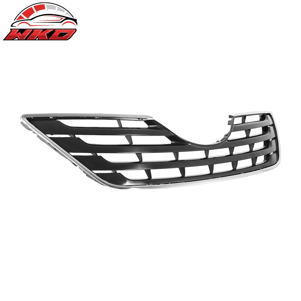 Fits 07-09 Toyota Camry XLE OE Style Front Bumper Upper Grille Cover Black ABS