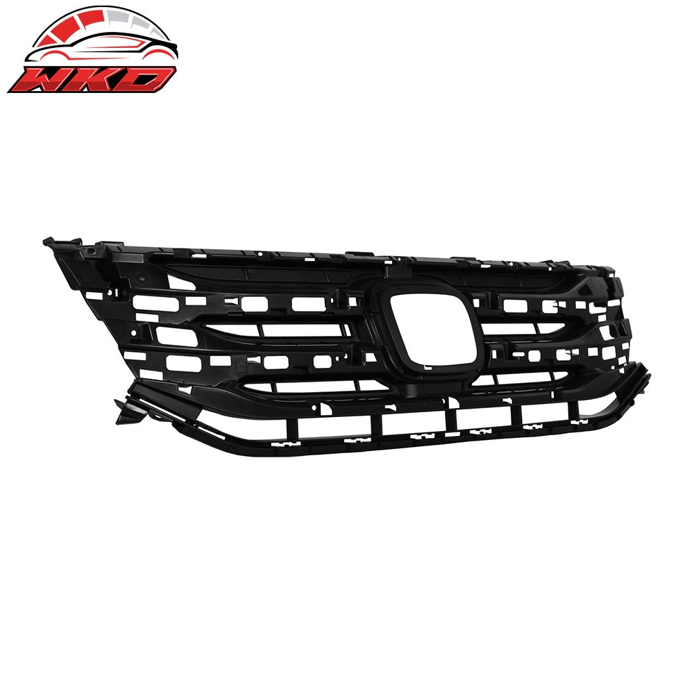 Fits 11-13 Honda Odyssey OE Style Front Bumper Upper Grille Cover Dark Gray ABS
