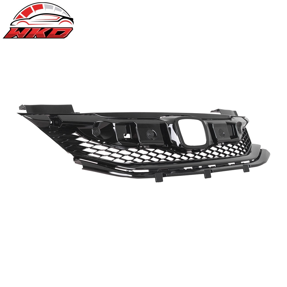 Fits 16-17 Honda Accord Coupe OE Style Front Bumper Upper Grille Mesh Grill ABS
