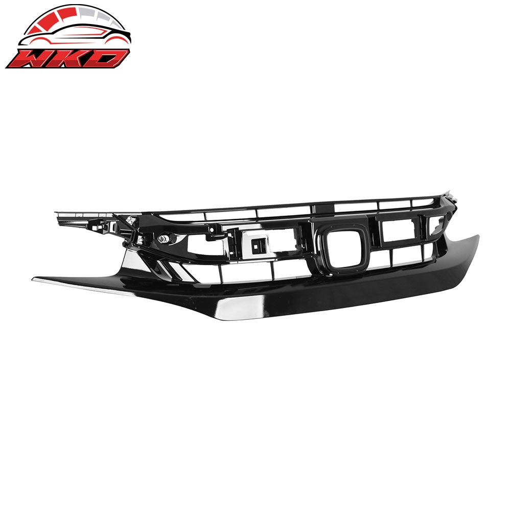 Fits 19-21 Honda Civic Sport Coupe Sedan OE Style Front Bumper Upper Grille ABS