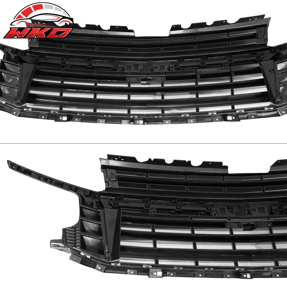 Fits 21-23 Chevrolet Tahoe Suburban Front Bumper Grille Body Kit Gloss Black