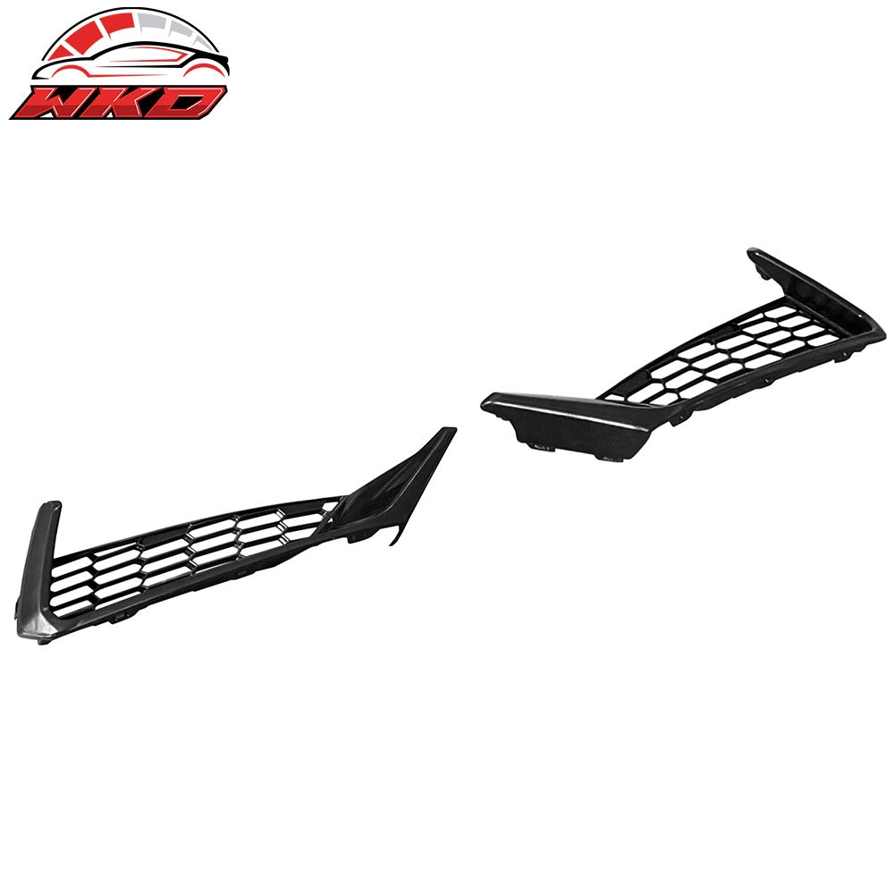 Fits 24-26 Ford Mustang Dark Horse Front Bumper Upper Lower Insert Grille Covers