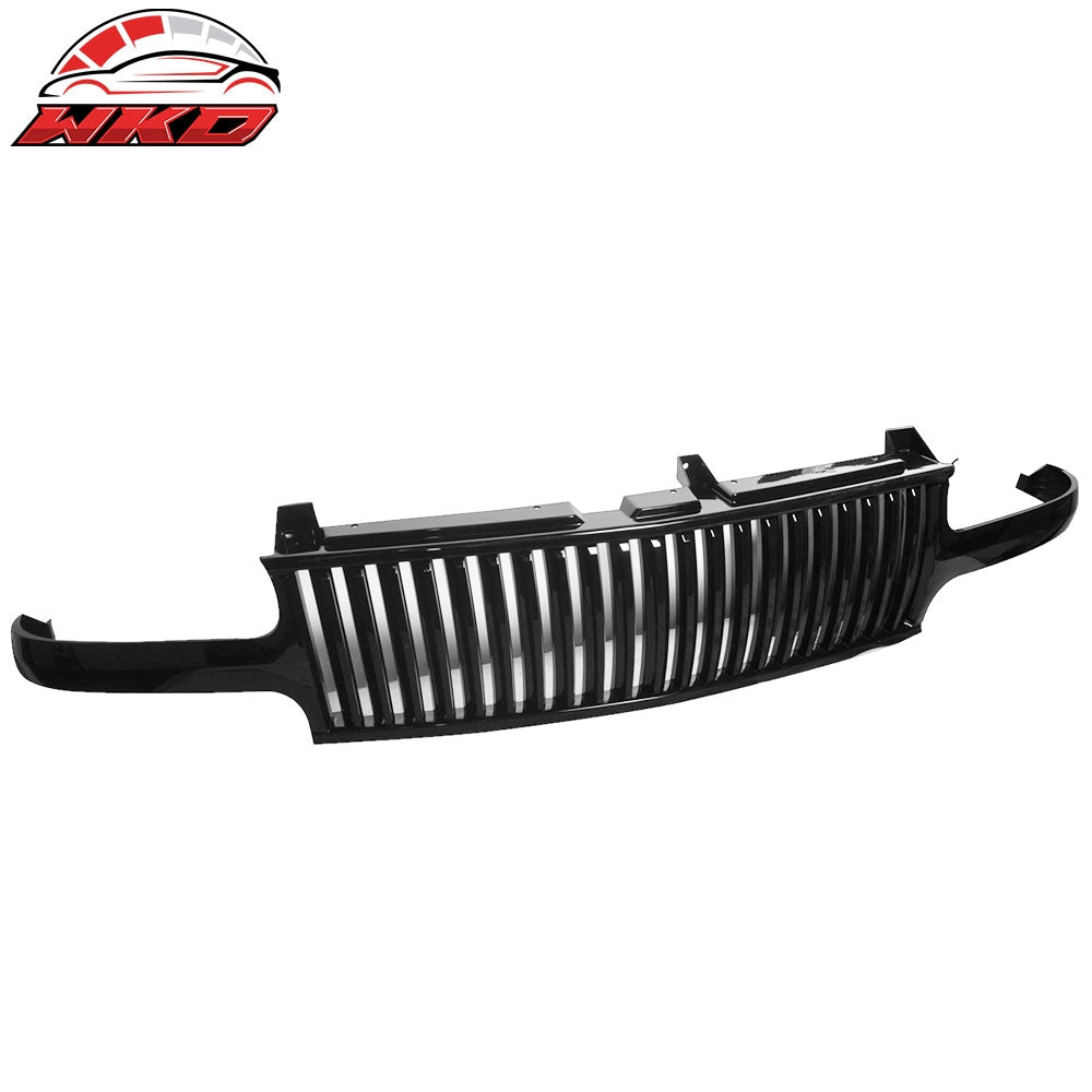 Fits 99-02 Silverado 00-06 Suburban Tahoe Vertical Style Front Grille Hood Grill