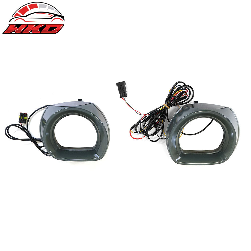 Wholesale 21-23 Ford Mustang Mach 1 ABS Front Upper Mesh Grille W/ DRL LED Signal Lamp