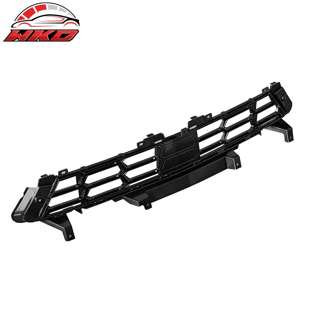 Fits 24-26 Ford Mustang Dark Horse Style ABS Front Bumper Hood Lower Mesh Grille