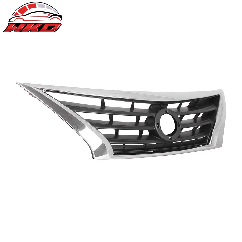 Fits 15-19 Nissan Versa ABS OE Style Front Bumper Upper Grille Hood Grill Cover