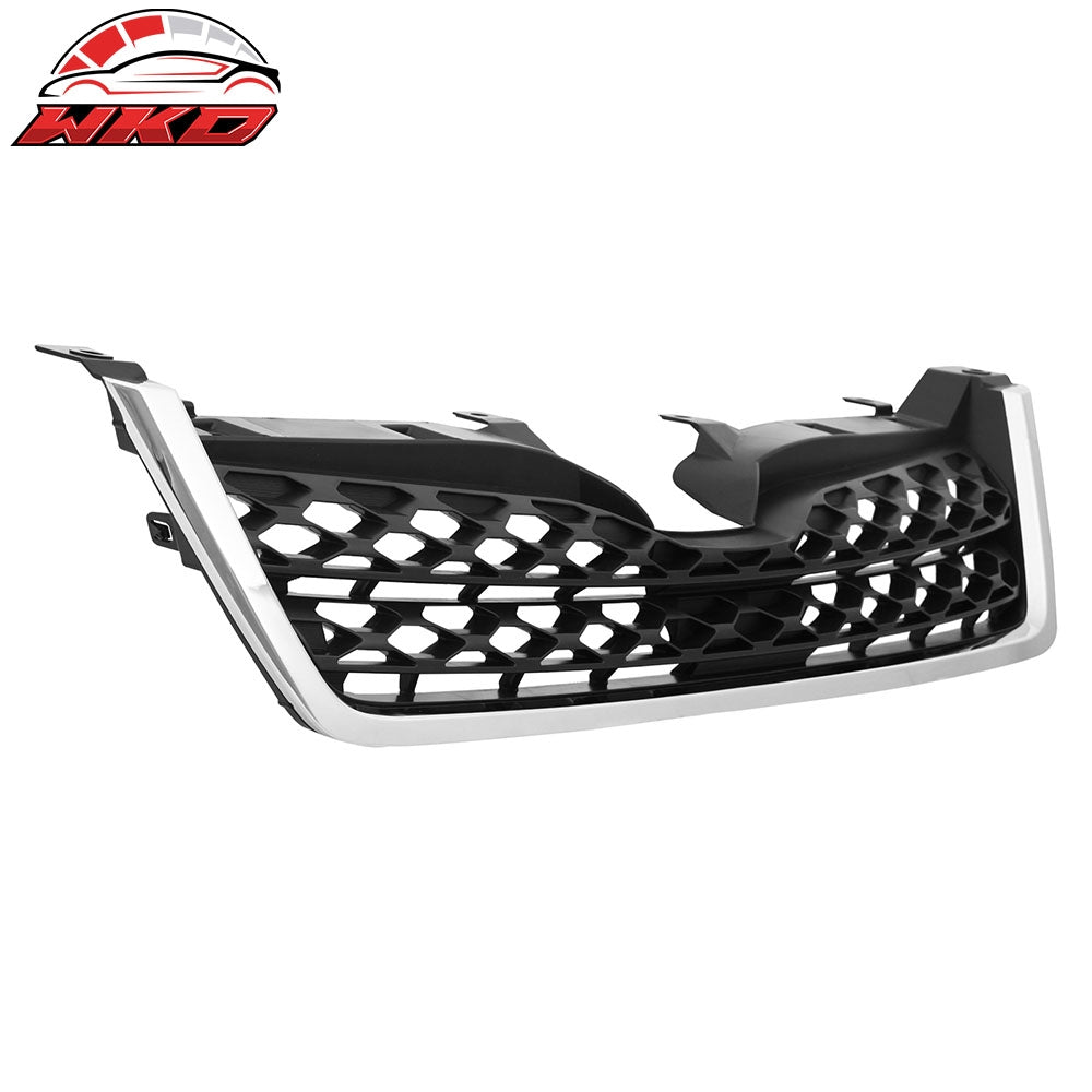Fits 14-16 Subaru Forester OE Style Front Bumper Upper Grille Grill Assembly ABS