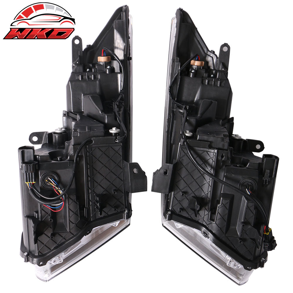 Fits 09-24 Nissan R35 GTR GT-R LED DRL Headlights Upgrade 09-16 to 17+ Head Lamp