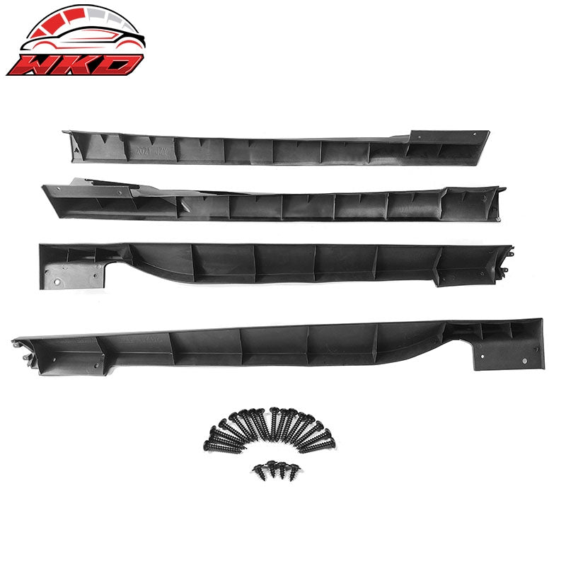 Wholesale 18-22 Honda Accord 4PCS Side Skirts Extension Rocker Panels PP Matte Black - Wikond Auto