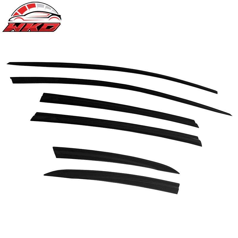 Fits 17-22 Honda CR-V CRV Window Visors Vent Rain Sun Guards Deflectors Smoke