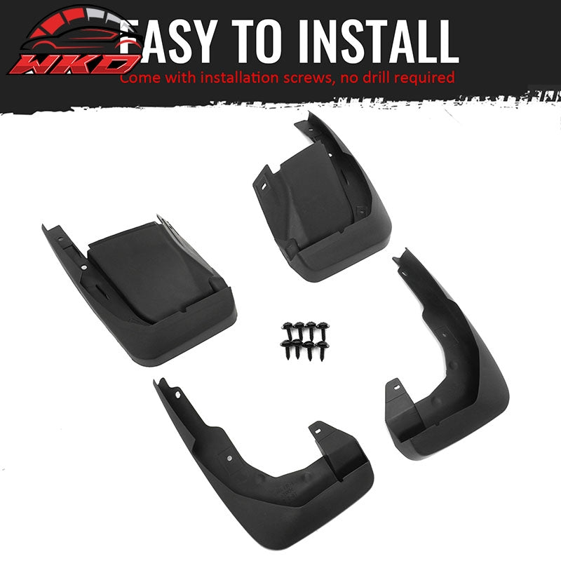 Fits 07-11 Honda CR-V Front & Rear Fender Mud Flaps Wheel Arch Splash Guards PP