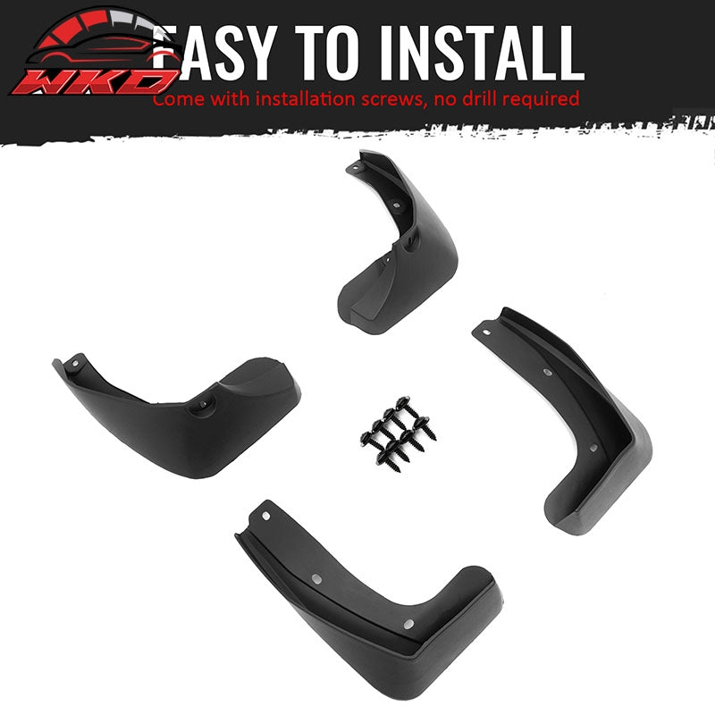 Fits 17-22 Honda CR-V Front & Rear Fender Mud Flaps Wheel Arch Splash Guards PP