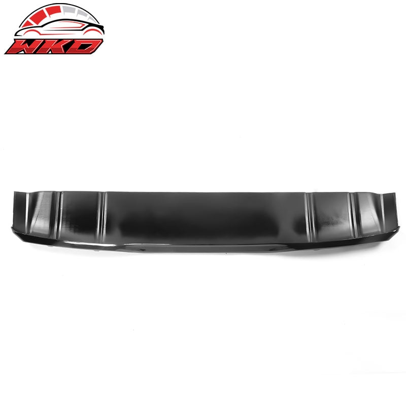Fits 22-26 Honda Civic 11th Gen MD Style PP Rear Bumper Diffuser Lip Gloss Black