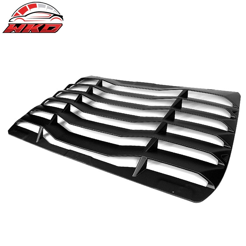 Wholesale 16-21 Honda Civic Sedan IKON Style Rear Window Louver Cover ABS Matte Black - Wikond Auto