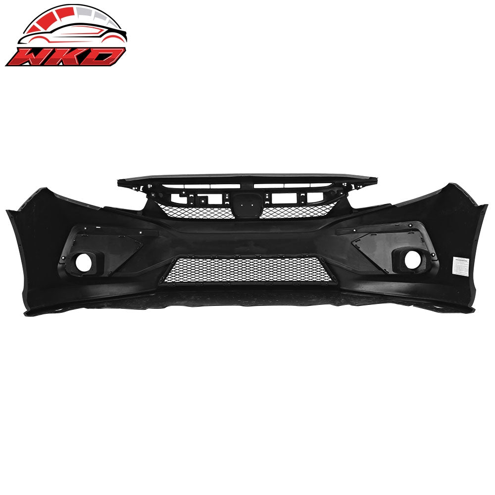 Fits 16-21 Honda Civic Concept Style Front + Rear Bumper Cover + Side Skirts
