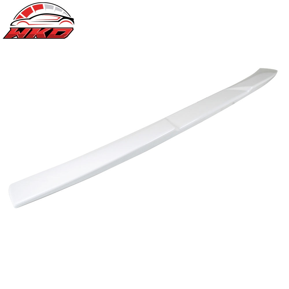 Fits 16-21 Honda Civic 10th Gen Sedan V Style Roof Spoiler Painted #NH788P White