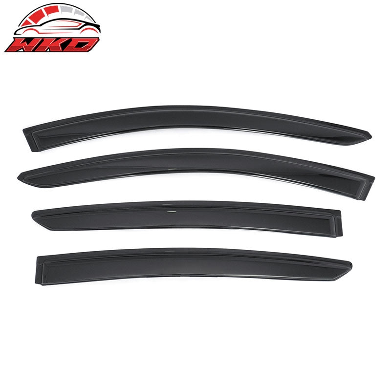 Fits 16-22 Honda HR-V Window Visors Smoke Acrylic Rain Wind Sun Deflector 4PCS