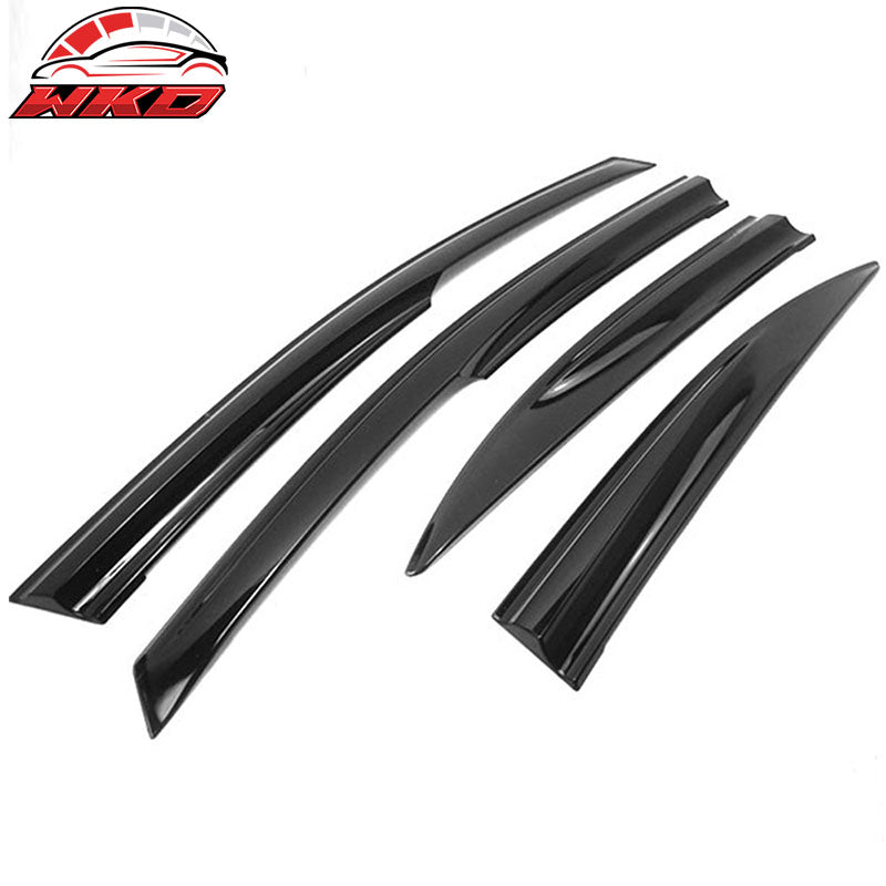 Fits 06-11 Honda Civic 4Dr Mugen Style Window Visors Vent Rain Sun Guard Tape-On
