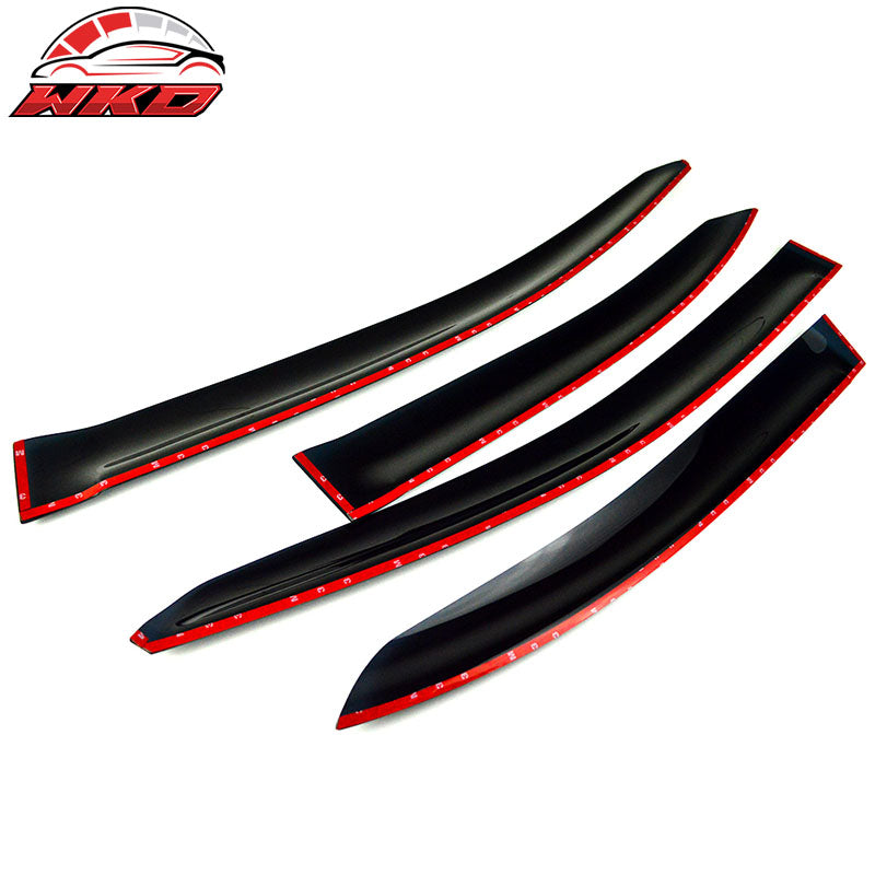 Fits 12-15 Honda Civic USDM Asian Sedan OE Style Window Visors Rain Vent Tape-on